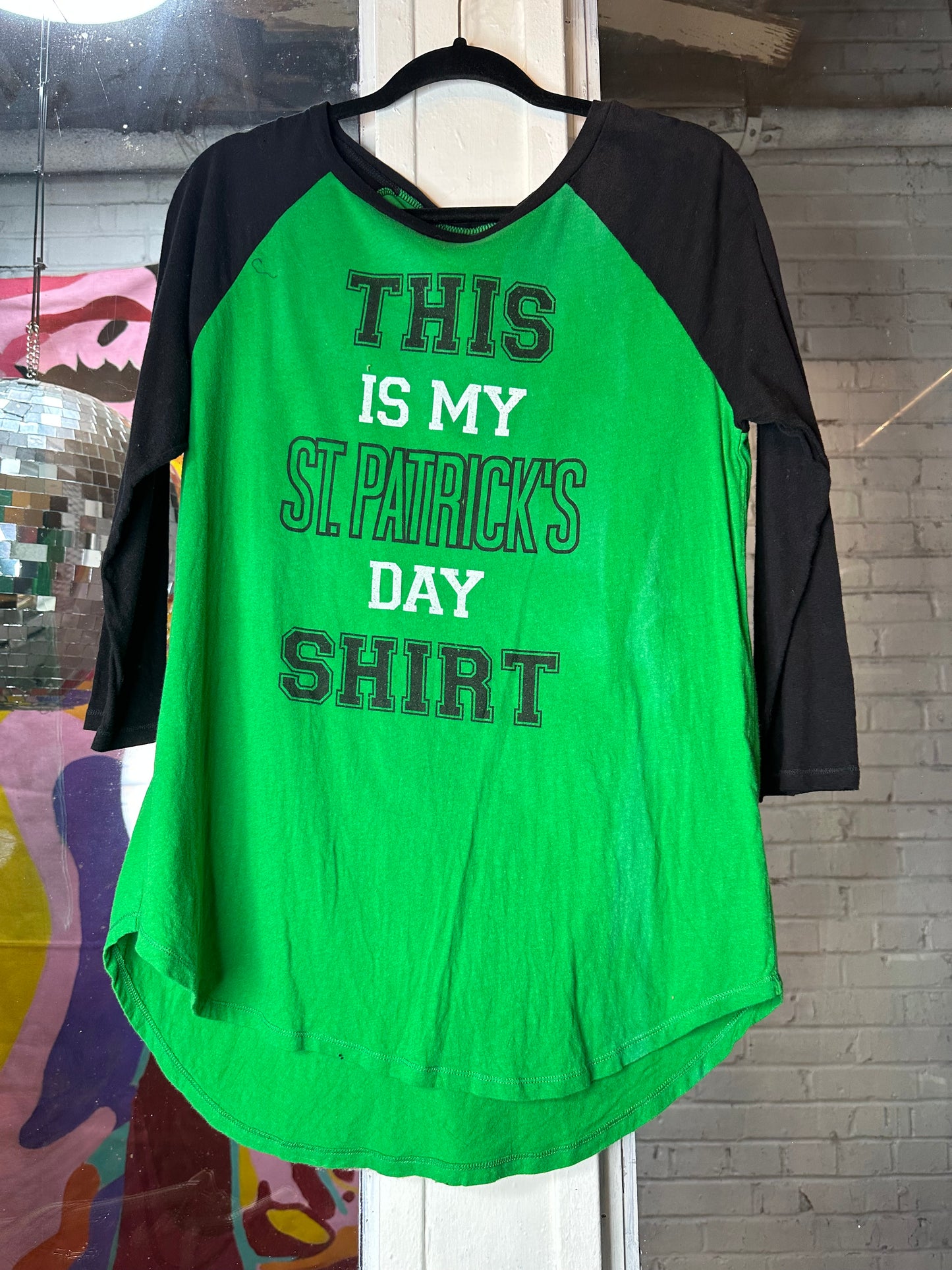 This is my St. Patrick’s Day Shirt