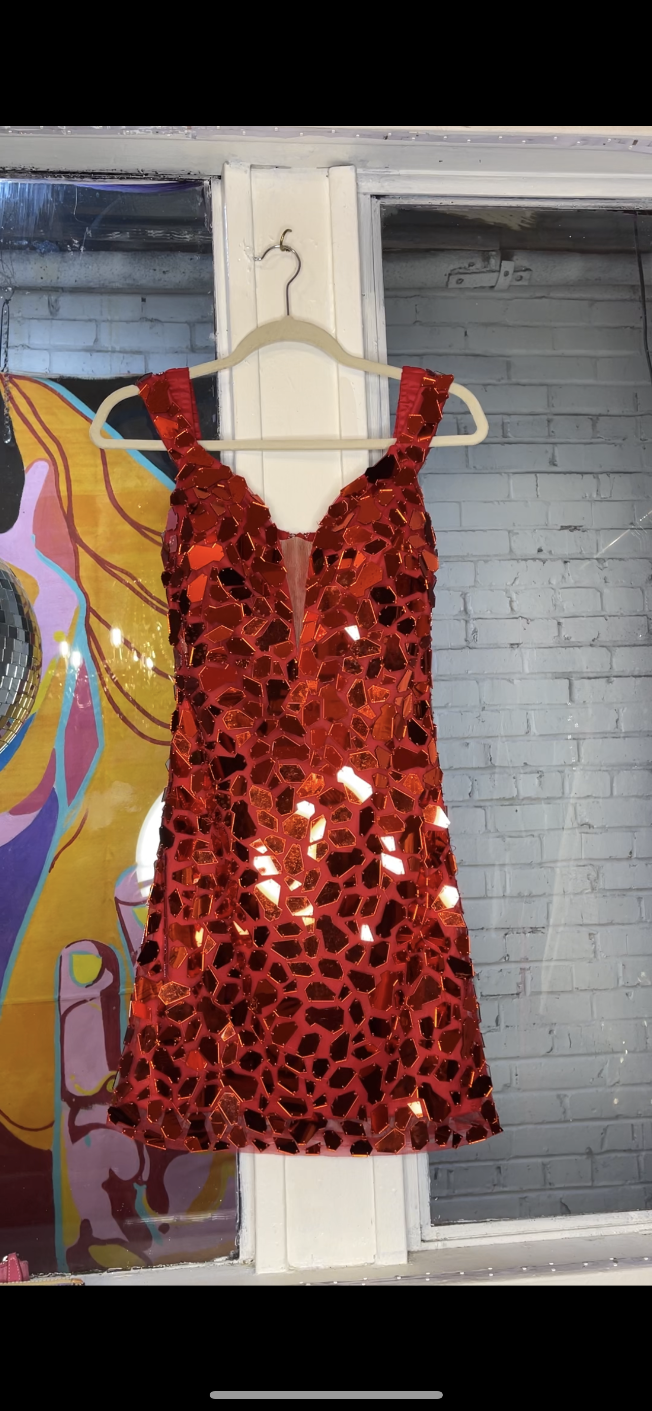 Red Disco Dress