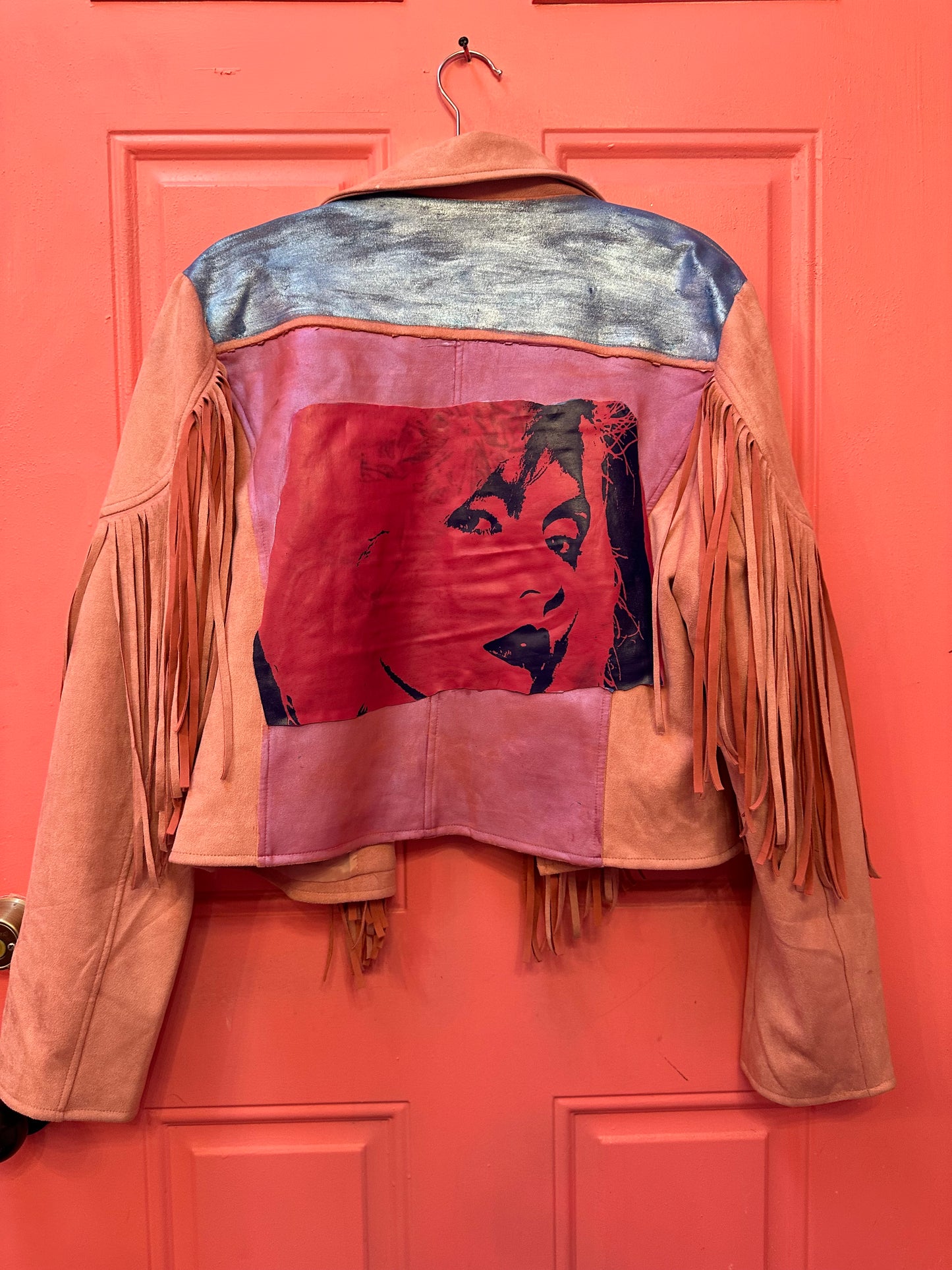 Repurposed Barbie Fringe Jacket