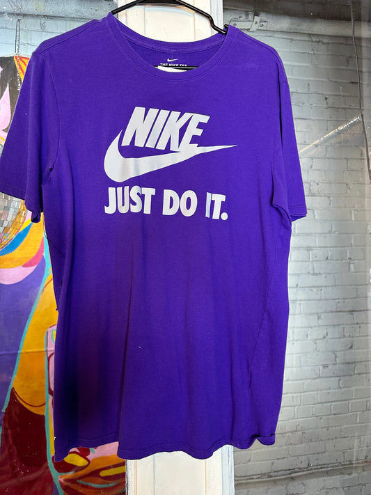 Purple Nike Just Do It T-Shirt