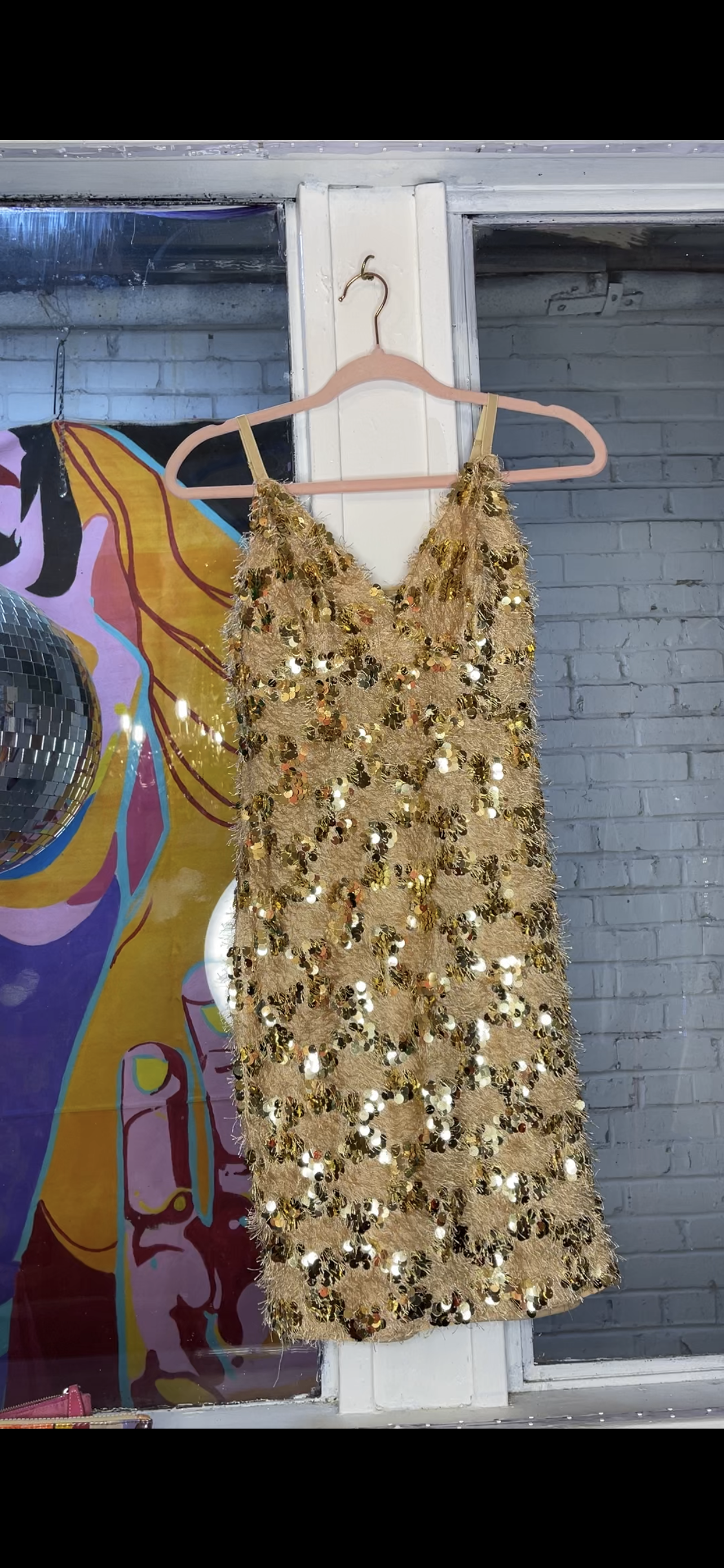 Gold Sequence Dress