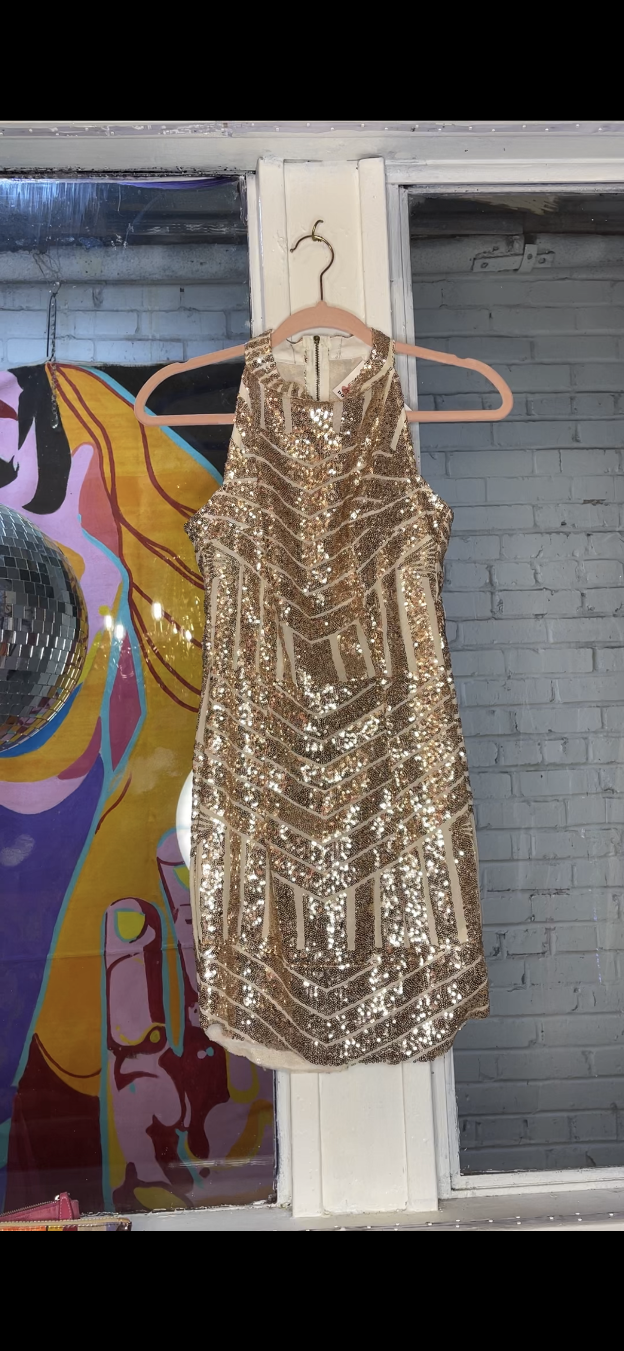 Gold Sequence Dress