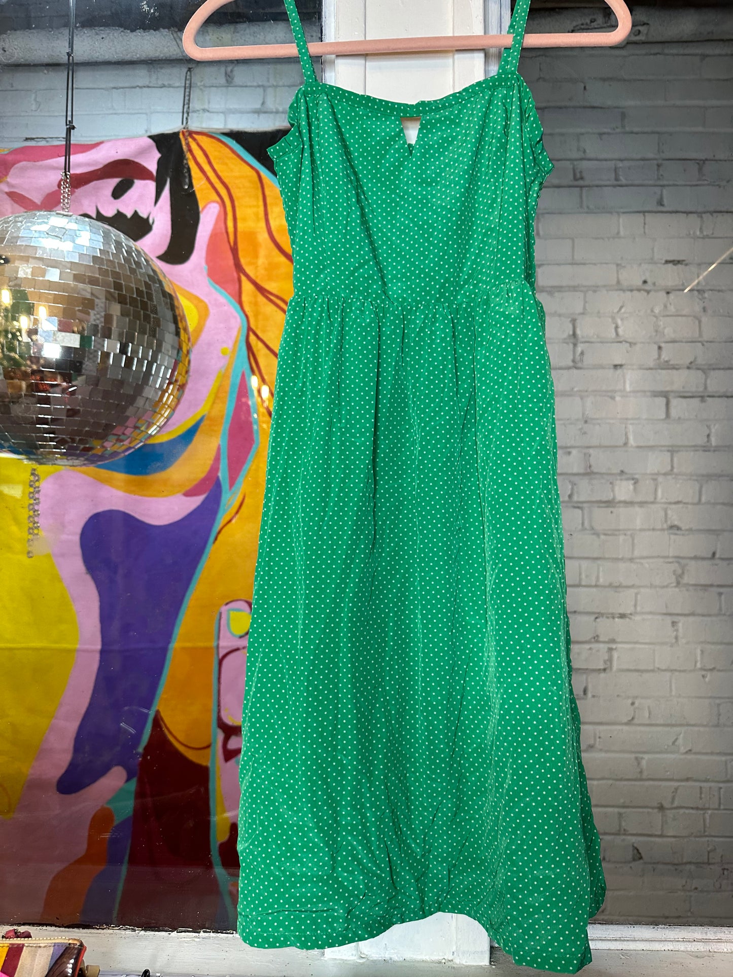 Green Strap Dress