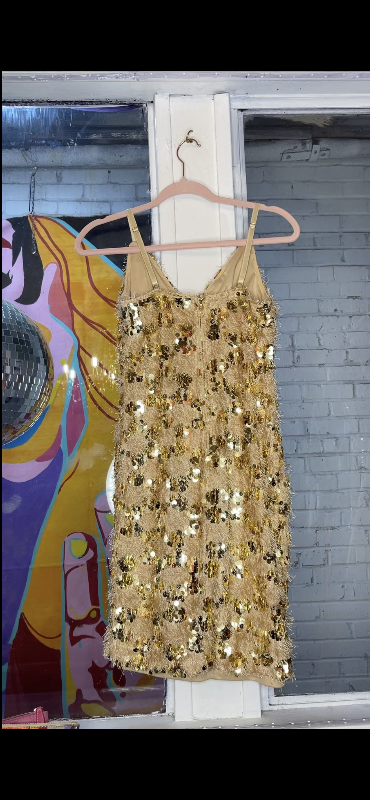 Gold Sequence Dress