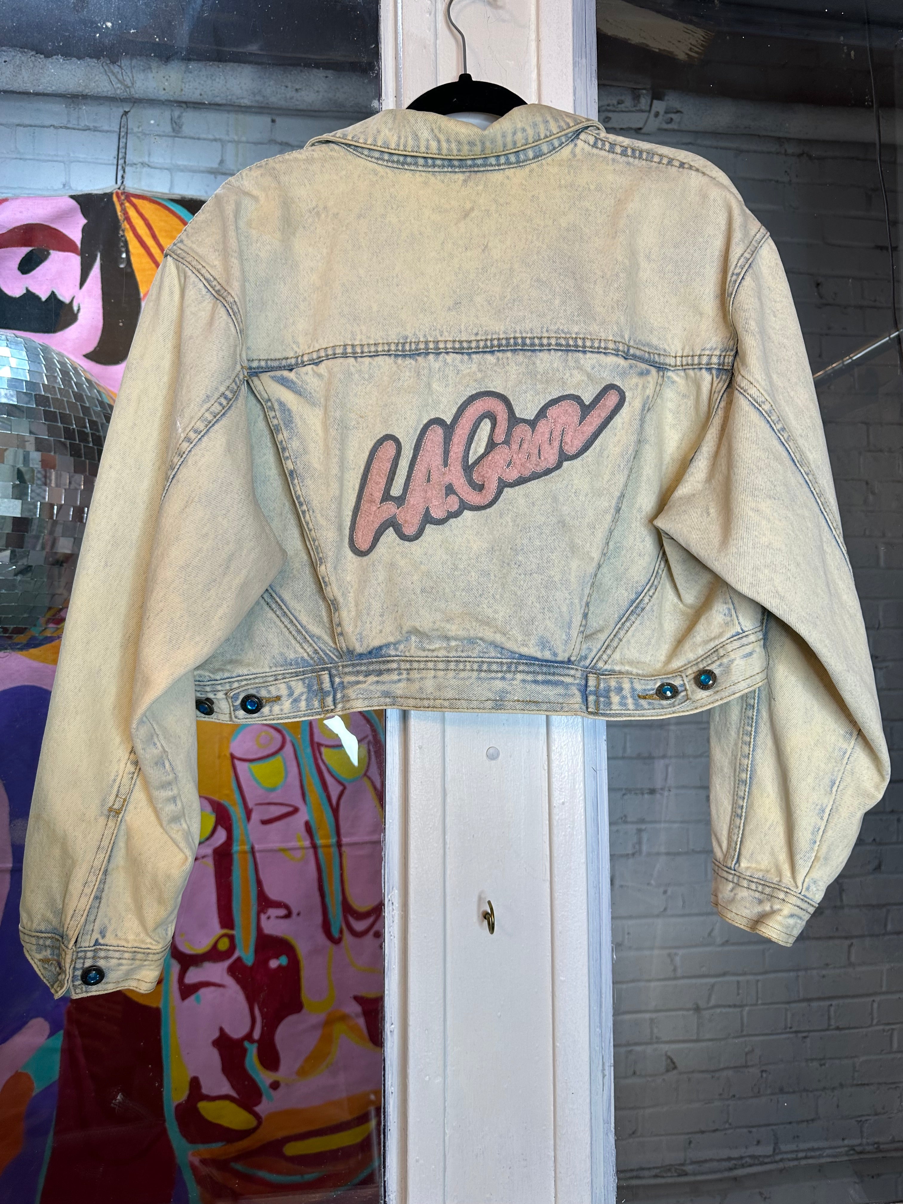 La gear jean jacket fashion