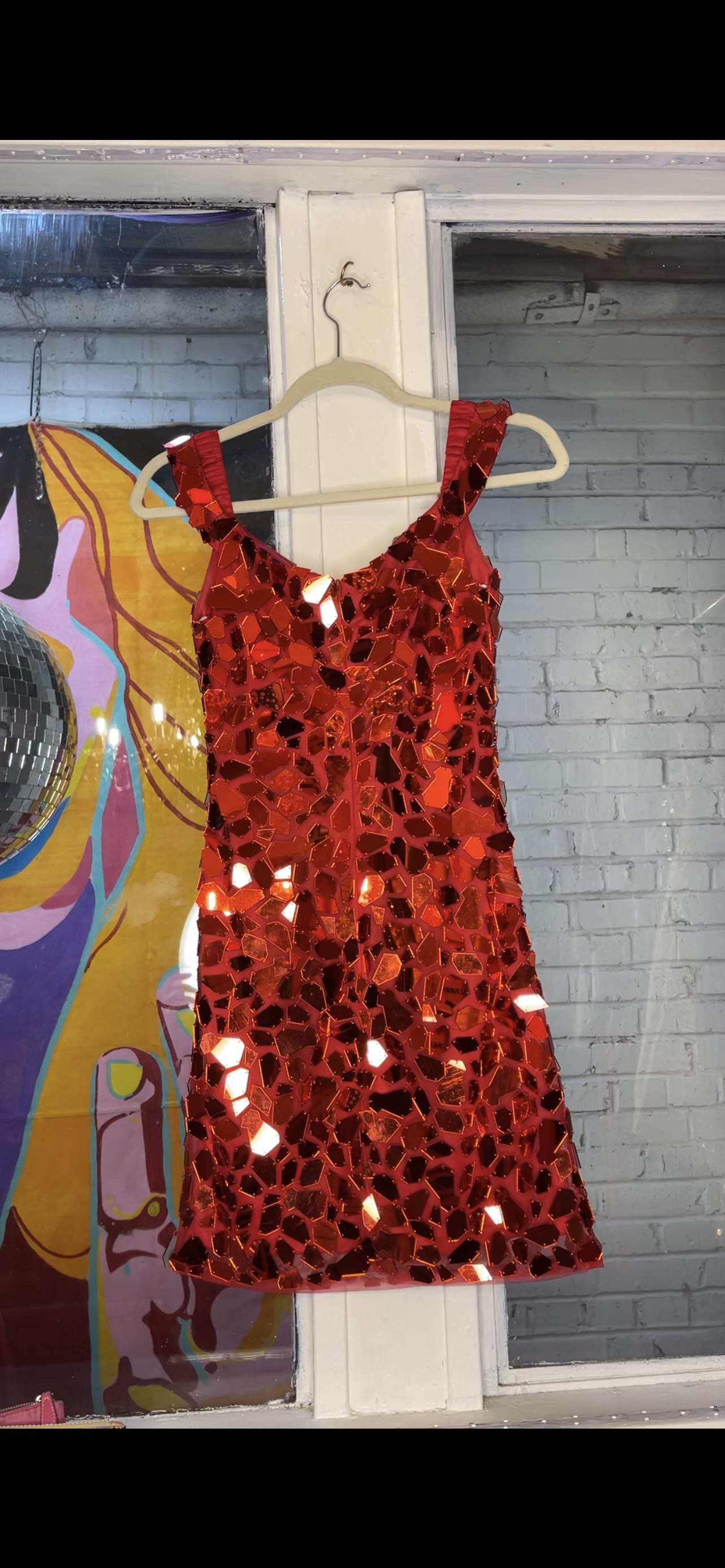 Red Disco Dress