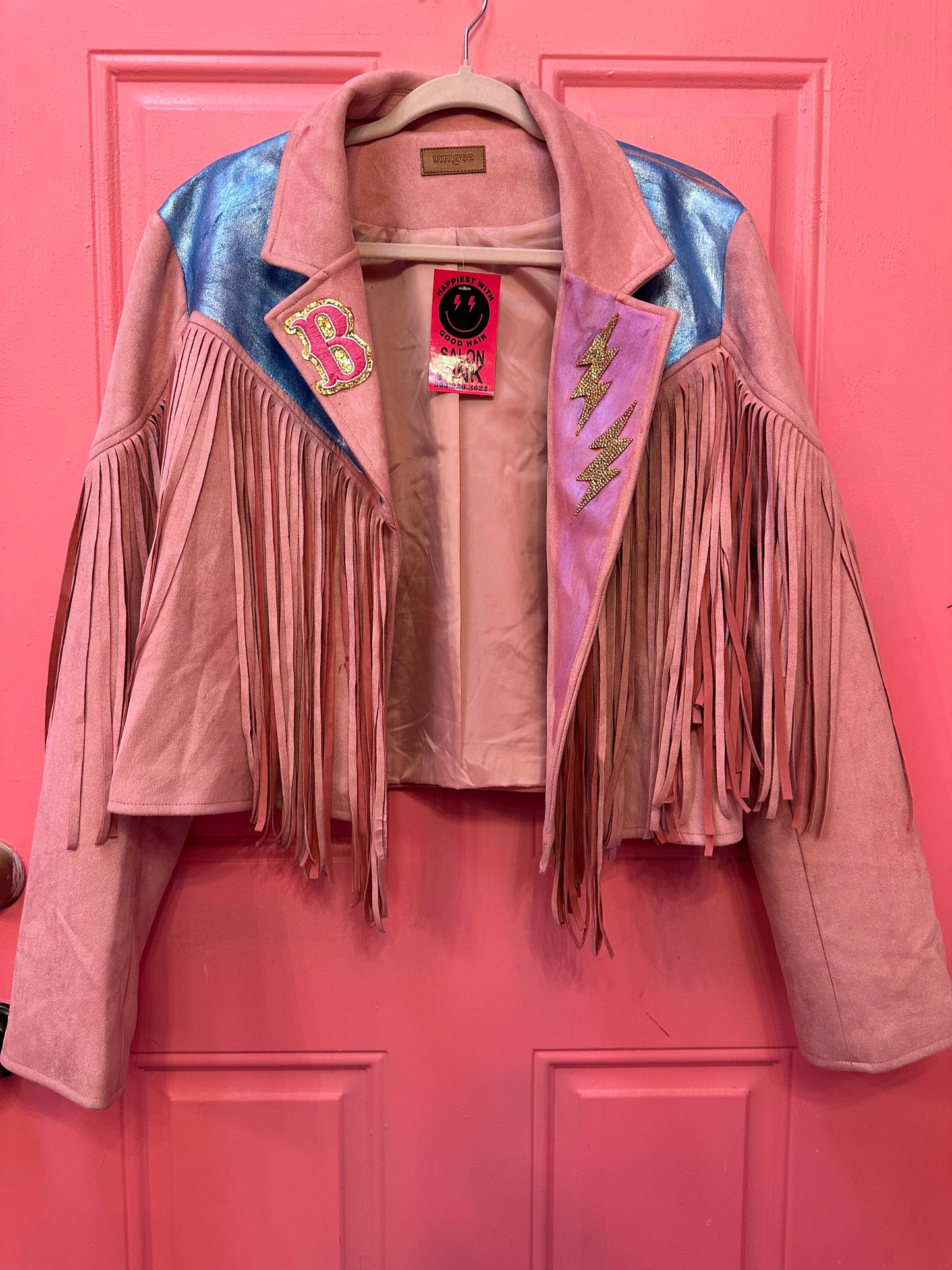 Repurposed Barbie Fringe Jacket