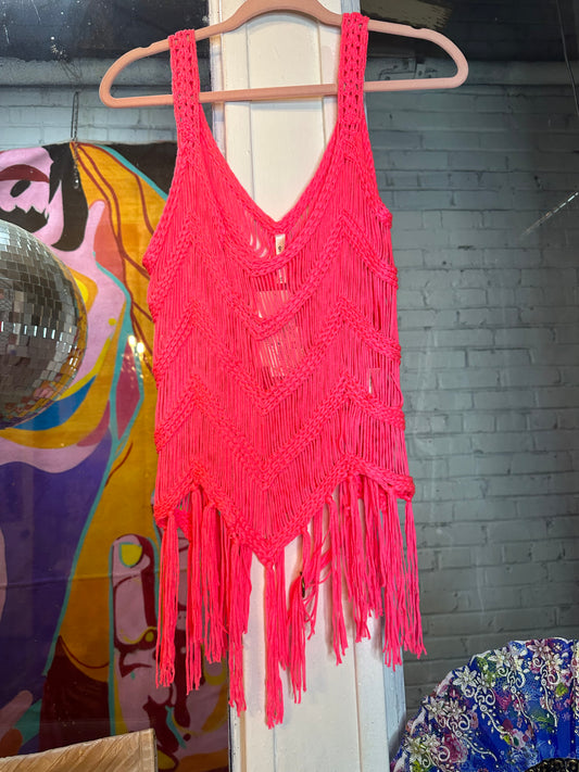 Crochet Fringe Tank